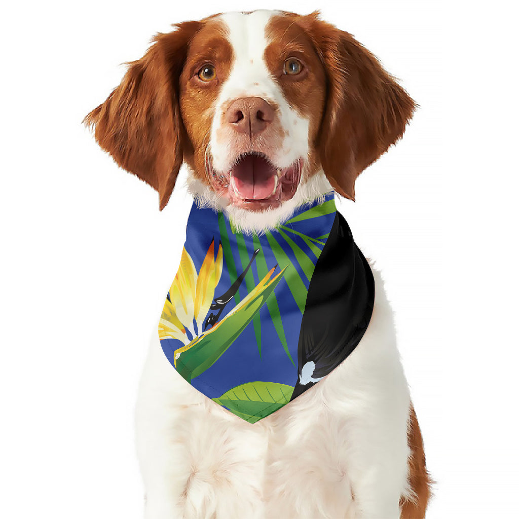 Tropical Keel-Billed Toucan Print Dog Bandana