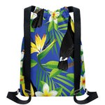 Tropical Keel-Billed Toucan Print Drawstring Backpack