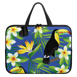 Tropical Keel-Billed Toucan Print Laptop Sleeve With Handle
