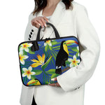 Tropical Keel-Billed Toucan Print Laptop Sleeve With Handle