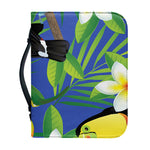 Tropical Keel-Billed Toucan Print Leather Bible Cover