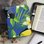 Tropical Keel-Billed Toucan Print Leather Bible Cover