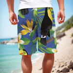Tropical Keel-Billed Toucan Print Men's Cargo Shorts