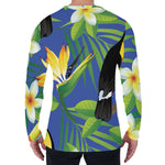 Tropical Keel-Billed Toucan Print Men's Long Sleeve T-Shirt
