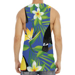 Tropical Keel-Billed Toucan Print Men's Muscle Tank Top