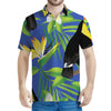 Tropical Keel-Billed Toucan Print Men's Polo Shirt