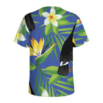 Tropical Keel-Billed Toucan Print Men's Sports T-Shirt