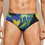 Tropical Keel-Billed Toucan Print Men's Swim Briefs