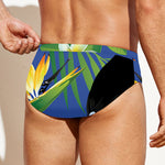 Tropical Keel-Billed Toucan Print Men's Swim Briefs