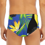 Tropical Keel-Billed Toucan Print Men's Triangle Swim Briefs