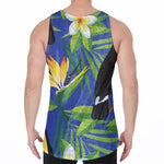 Tropical Keel-Billed Toucan Print Men's Velvet Tank Top