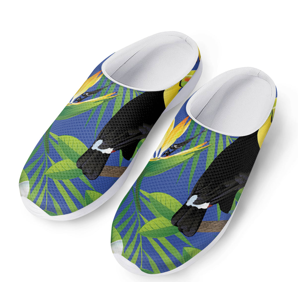 Tropical Keel-Billed Toucan Print Mesh Casual Shoes