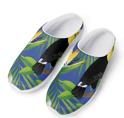 Tropical Keel-Billed Toucan Print Mesh Casual Shoes
