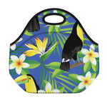 Tropical Keel-Billed Toucan Print Neoprene Lunch Bag