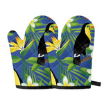 Tropical Keel-Billed Toucan Print Oven Mitts