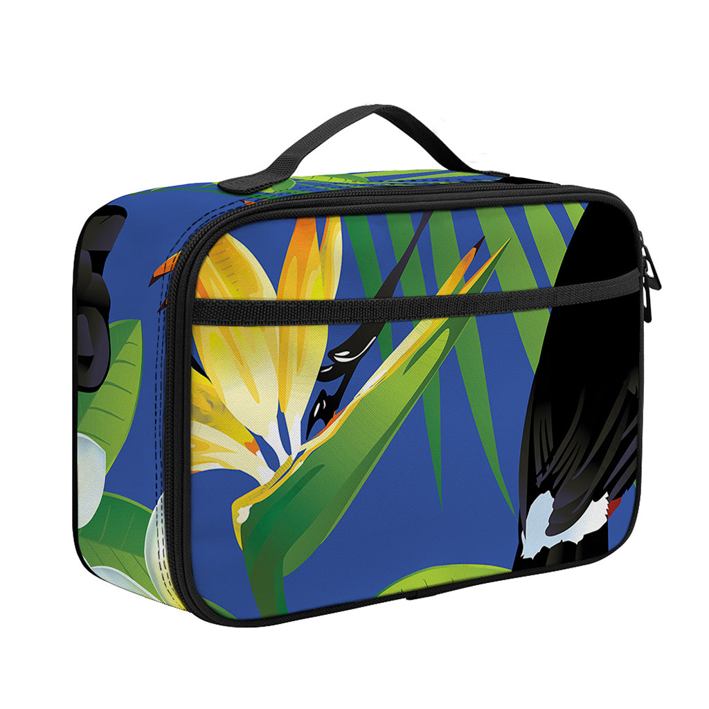 Tropical Keel-Billed Toucan Print Portable Lunch Bag