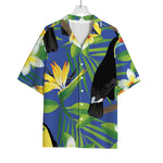 Tropical Keel-Billed Toucan Print Rayon Hawaiian Shirt