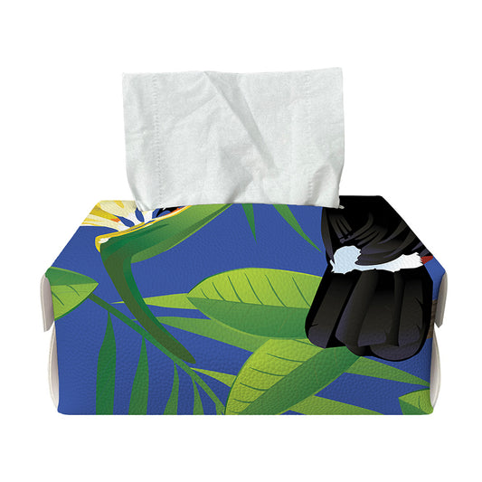 Tropical Keel-Billed Toucan Print Rectangle Tissue Box Cover