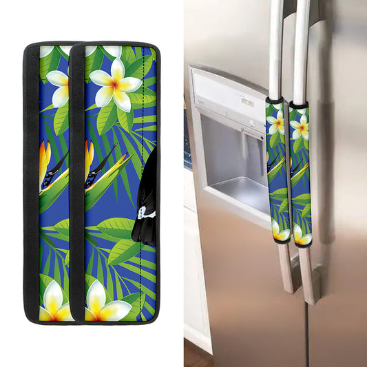 Tropical Keel-Billed Toucan Print Refrigerator Handle Covers