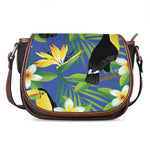 Tropical Keel-Billed Toucan Print Saddle Bag