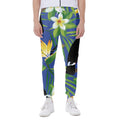 Tropical Keel-Billed Toucan Print Joggers