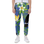 Tropical Keel-Billed Toucan Print Scuba Joggers