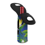 Tropical Keel-Billed Toucan Print Single Neoprene Wine Tote