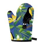 Tropical Keel-Billed Toucan Print Single Oven Mitt
