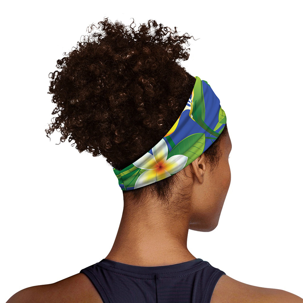 Tropical Keel-Billed Toucan Print Sports Headband