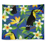 Tropical Keel-Billed Toucan Print Tapestry