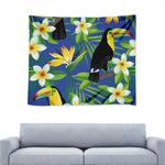 Tropical Keel-Billed Toucan Print Tapestry