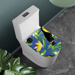 Tropical Keel-Billed Toucan Print Toilet Lid Cover