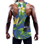 Tropical Keel-Billed Toucan Print Training Tank Top