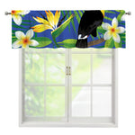 Tropical Keel-Billed Toucan Print Window Valance