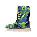 Tropical Keel-Billed Toucan Print Winter Boots