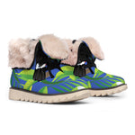 Tropical Keel-Billed Toucan Print Winter Boots