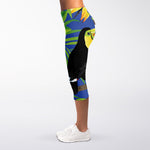 Tropical Keel-Billed Toucan Print Women's Capri Leggings