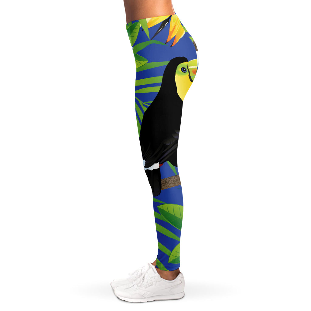 Tropical Keel-Billed Toucan Print Women's Leggings