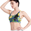 Tropical Keel-Billed Toucan Print Women's Sports Bra
