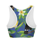 Tropical Keel-Billed Toucan Print Women's Sports Bra