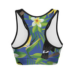 Tropical Keel-Billed Toucan Print Women's Sports Bra