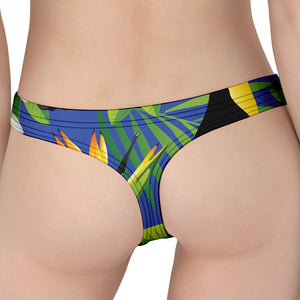 Tropical Keel-Billed Toucan Print Women's Thong