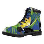 Tropical Keel-Billed Toucan Print Work Boots
