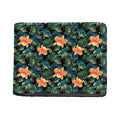Tropical Leaf And Hawaiian Flower Print Bifold Wallet