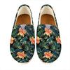 Tropical Leaf And Hawaiian Flower Print Casual Shoes