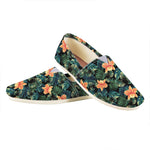 Tropical Leaf And Hawaiian Flower Print Casual Shoes