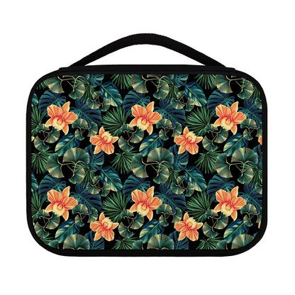 Tropical Leaf And Hawaiian Flower Print Classic Bible Case