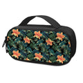 Tropical Leaf And Hawaiian Flower Print Portable Cooler Travel Case