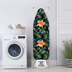 Tropical Leaf And Hawaiian Flower Print Ironing Board Cover