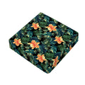 Tropical Leaf And Hawaiian Flower Print Outdoor Seat Cushion Cover